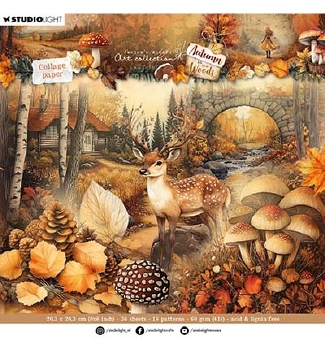 Studio Light Paper Pad Autumn in the Woods JMA-AW-CPP386