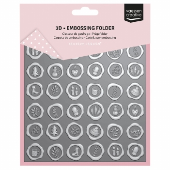 Vaessen Creative Embossingfolder Wax Zegels 3625-0116