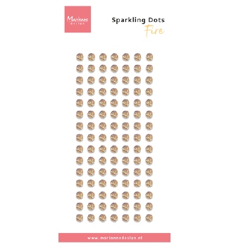 Marianne Design Enamel Sparkling Dots - Fire PL4541