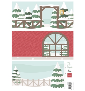 Marianne Design Knipvel Backgrounds By Marleen AK0099