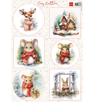 Marianne Design Knipvel Cosy Critters VK9638