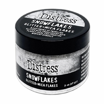 Distress Snowflakes Glitter + Mica Flakes TDA92285