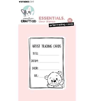 Creative Craftlab Clear Stamp Artist Trading Card CCL-ES-STAMP882
