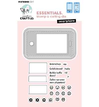 Creative Craftlab Clear Stamp + Snijmal Smartphone CCL-ES-SCD96