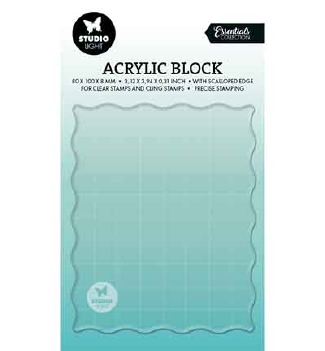 Studio Light Acrylic Block 80 x 100  mm   SL-ES-ASB09