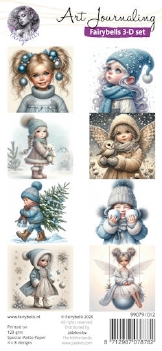 Fairybells Knipvellen Winter Blauw 99079/012