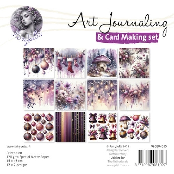 Fairybells Card Making Backgrounds Paars 99080/015