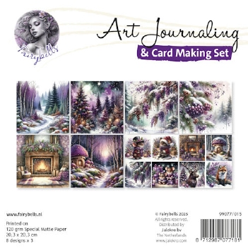 Fairybells Art Journaling & Card Making Set Paars 99077/015