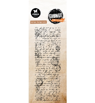 Studio Light Clear Stamp Grunge Script Background SL-GR-STAMP891