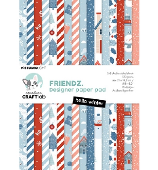 Craftlab Designpapier Hello Winter CCL-FR-DPP305