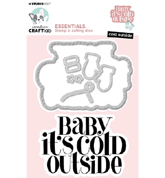 Creative Craftlab Clear Stamp + Snijmal Cold Outside CCL-ES-SCD94