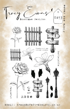 Tracy Evans Clear Stamp Flora and Fauna TE053