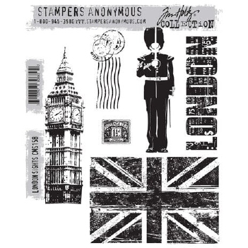 Stampers Anonymous Cling Stamp London Sights CMS158