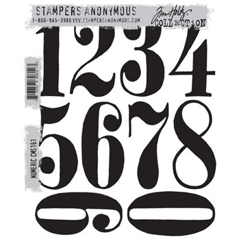 Stampers Anonymous Cling Stamp Numeric CMS161
