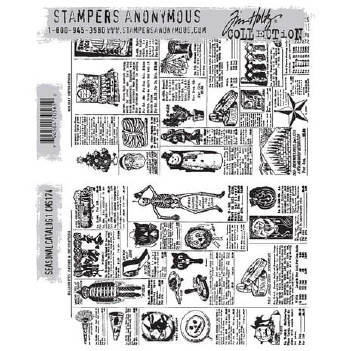 Stampers Anonymous Cling Stamp Seasonal Catalog 1   CMS174