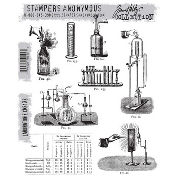 Stampers Anonymous Cling Stamp Laboratorie CMS173