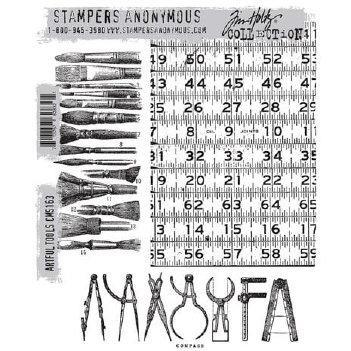 Stampers Anonymous Cling Stamp Artful Tools CMS163