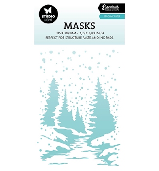 Studio Light Mask Stencil Snowy River SL-ES-MASK380
