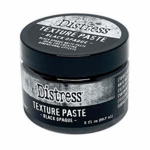 Ranger Distress Texture Paste Black Opaque TSHK84471
