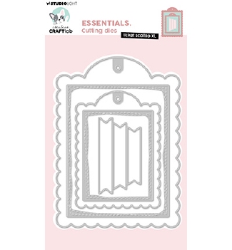 Craftlab Snijmal Essentials Ticket Scallop XL CCL-ES-CD1069