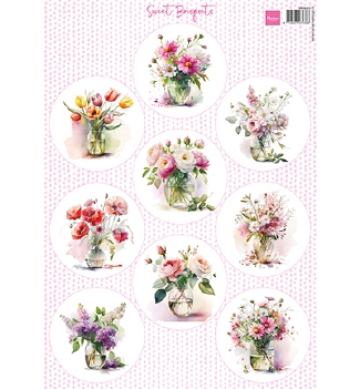 Marianne Design Knipvel Sweet Bouquets VK9640