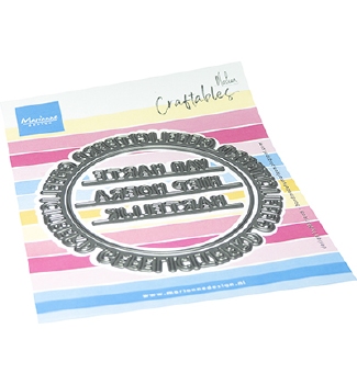 Marianne Design Craftables Gefeliciteerd Cirkel CR1714