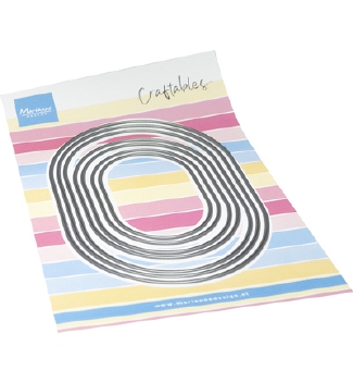 Marianne Design Craftables Basic Dies Oval Rectangle CR1721