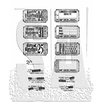 Stampers Anonymous Cling Stamp Odds and Ends CMS100