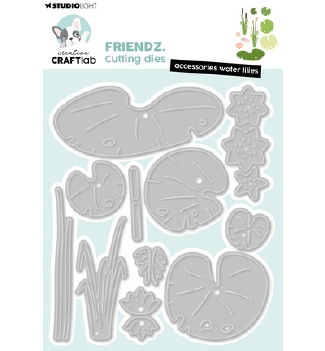 Craftlab Snijmal Friendz Waterlelies CCL-FR-CD1083