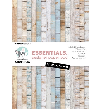 Craftlab Designpapier Shabby Wood CCL-ES-DPP431