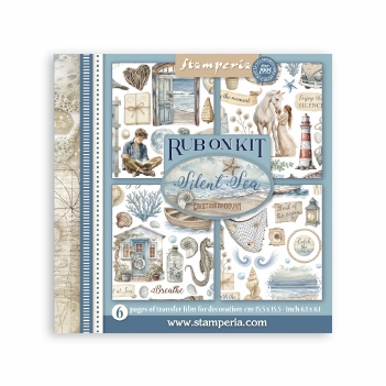 Stamperia Rub On Kit Silent Sea DFLRBX06