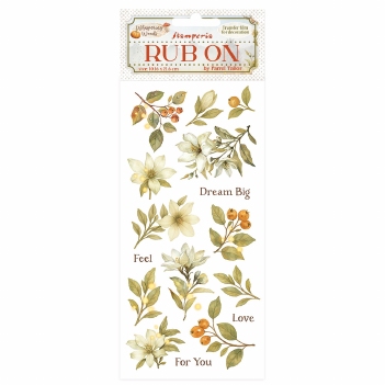 Stamperia Rub On Whispering Woods DFLRB184