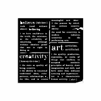 Stamperia Mask Stencil Dictionary KSTDS24