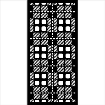 Stamperia Mask Stencil Fabric Pattern KSTDL97