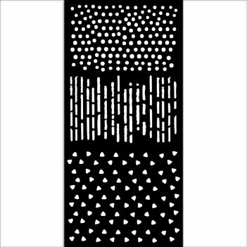 Stamperia Mask Stencil Dewdrops Patterns KSTDL107