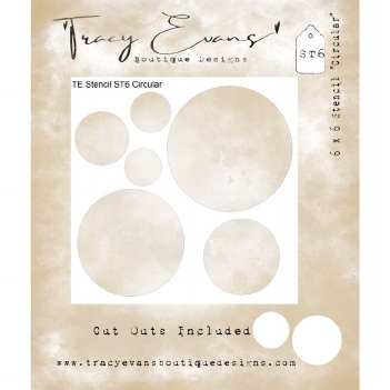 Tracy Evans Mask Stencil Circular ST006 TE