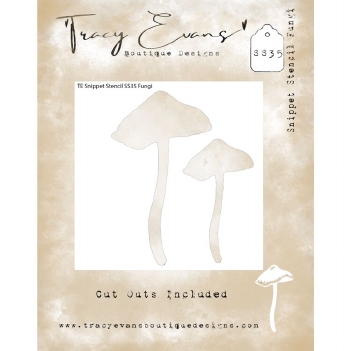 Tracy Evans Mask Stencil Fungi SS035