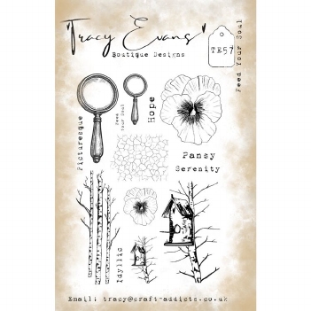Tracy Evans Clear Stamp Feed your Soul TE057