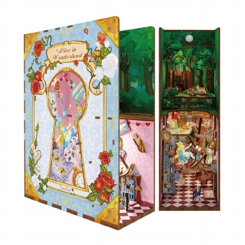 Tonecheer Book Nook Alice in Wonderland TQ128