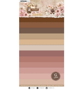 Studio Light Paper Pad Teddy's Tea Time UNICOLOR SL-TTT-UPP423