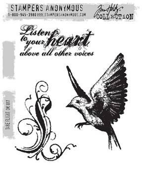 Stampers Anonymous Cling Stamp Take Flight CMS017