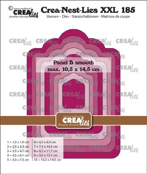 Crea-Nest-Lies set Snijmal Panel B Smooth CLNestXXL185