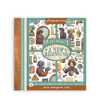 Stamperia Rub On Kit A New Beginning DFLRBX10