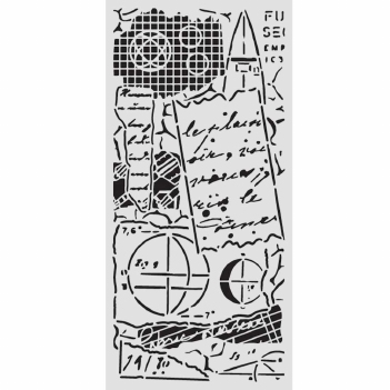 Stamperia Mask Stencil Notes KSTDL154