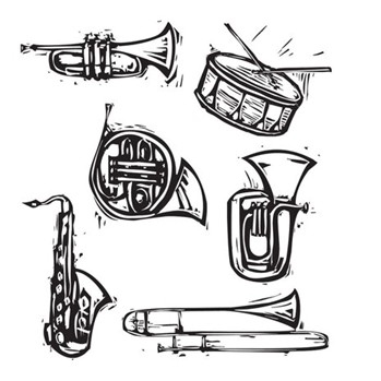 Stampers Anonymous Cling Stamp Carved Instruments CMS205