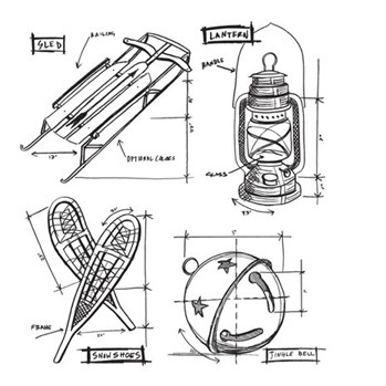 Stampers Anonymous Cling Stamp Blueprints CMS202