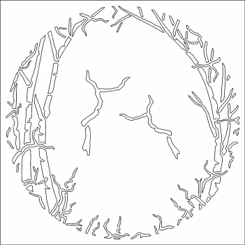 Card-Io Mask Stencil Woodland Way STWO-03