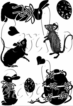 Card-io Clear Stamp Chocolate Trail CCSTCHO-01