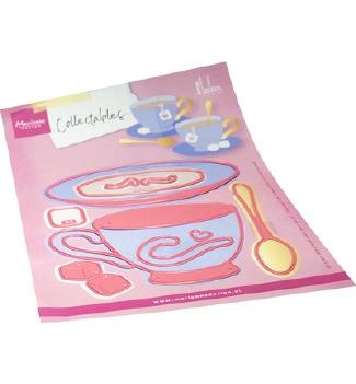 Marianne Design Collectables Cups & Saucer by Marleen COL1586