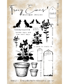 Tracy Evans Clear Stamp Blossoms of Hope TE062